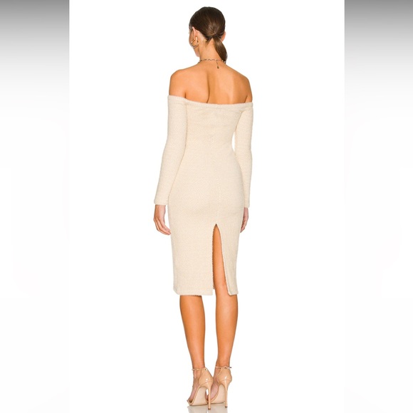 MAJORELLE Loulya Midi Dress Buttermilk Women's Size XXS - Picture 3 of 3